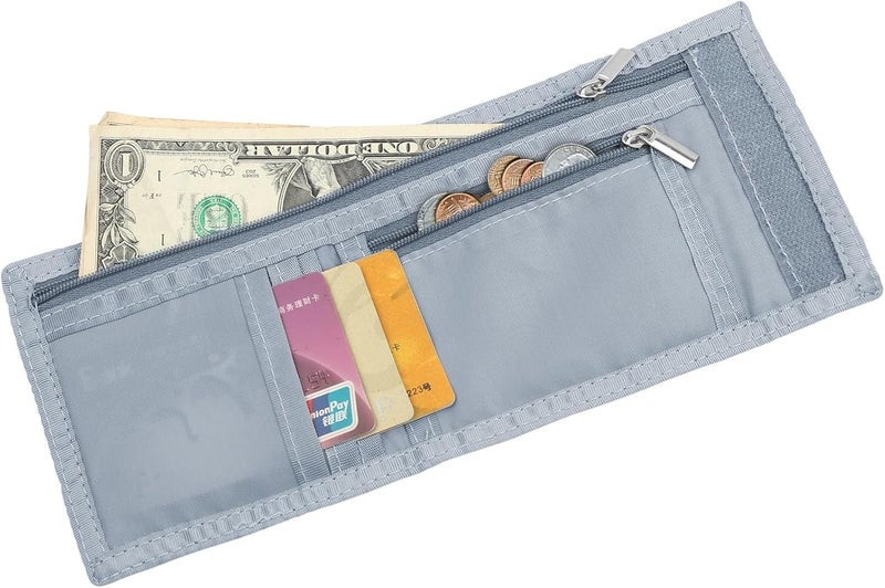 Maplerich Kids Trifold Wallet for Boys 4-12Years, Velcro Wallet with Card Holders, Perfect Children's Birthday Gift - Toddler Wallet for Boys, Trifold Wallet for Kids (strawberry) - Image 2